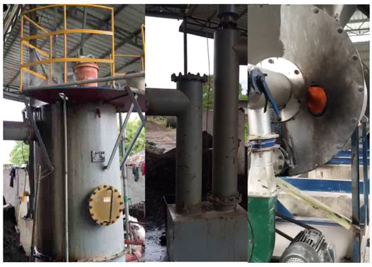 菲律宾棉兰岛1.0米煤气炉对接烘干机
